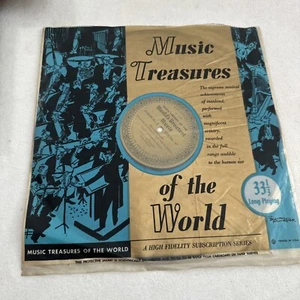 Music Treasures Of The World Vinyl (see description for artists) - Picture 1 of 7
