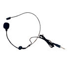 Black Earhook Headset Zurück Blectret Headworn Microphone Upright Type Plugs