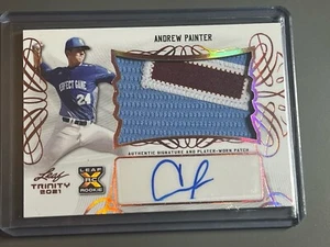 2021 Leaf Trinity RPA Patch Letter Auto ANDREW PAINTER Phillies - Bild 1 von 1