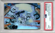 Stormtroopers 1996 Star Wars Topps Finest Refractor PSA 9 Mint #30