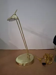 Lite Source LS-3620 Desk Lamp Polished Brass Color Silver - Picture 1 of 4