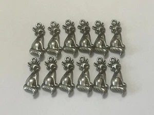 4 FOX PEWTER CHARMS For Re-Sale or Craft SHOPS All New. - Picture 1 of 1