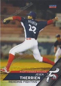 2016 Reading Fightin Phils Playoffs Jesen Therrien RC Rookie Phillies Canadá - Imagen 1 de 1