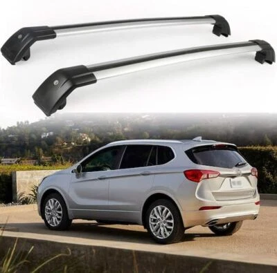 Lockable Roof Rail Racks Cross Bars Crossbars Fit for Buick Envision 2016-2020 - Image 1 of 4