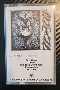 RARE!! Santana 1969 (16 10 0692) Self Titled Cassette. Sound Quality Excellent!! - Picture 1 of 6