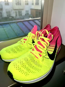 Nike Zoom Flyknit Streak Volt "Pink/Yellow Special edition" | Men's Size 11.5 - Picture 1 of 5