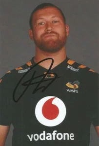 WASPS & ENGLAND RUGBY UNION: TOM WEST SIGNED 6x4 PORTRAIT PHOTO+COA - Picture 1 of 1