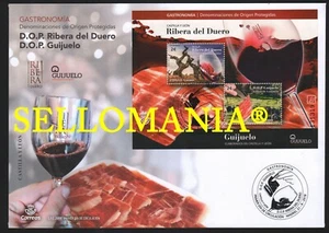 2018 GASTRONOMIA CASTILLA Y LEON GASTRONOMY GUIJUELO WINE 5251 SPD FDC TC22502 - Picture 1 of 1