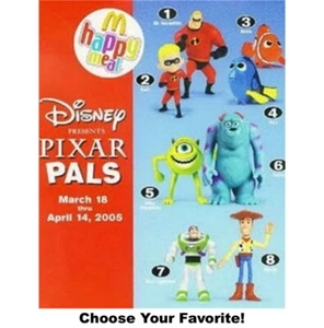McDonald's 2005 Pixar Pals Action Figures-Choose! - Picture 1 of 8