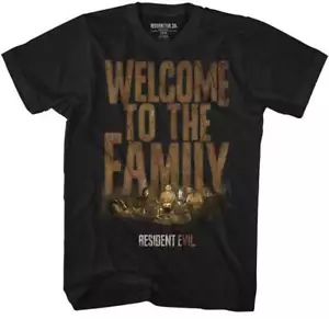 Resident Evil Zombie Horror Video Game Welcome To The Family Men's T Shirt - Picture 1 of 5