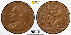 HK-450, 1920 Manila apertura come nuova, Wilson Dollar, PCGS AU-58, PQ! - Foto 1 di 5