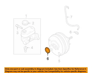 FORD OEM-Power Brake Booster Seal 7L5Z2152A - Foto 1 di 2