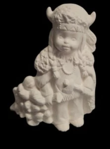 Árbol de arrastre Warrior Kid sin pintar listo para pintar bisque de cerámica - Imagen 1 de 1