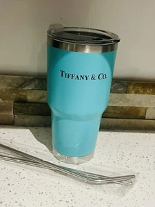 ❤️Tiffany & Co Thermal Coffee On The Go Large Tumbler Cup - Picture 1 of 2
