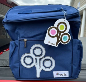 Mochila Mochila Bolso Azul Marino Fiambrera Zo Li MINISTASH Estilo Cubo - Imagen 1 de 1