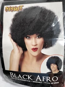 Spirit Afro Jumbo Wig Costume Halloween Unisex dress up Curly Disco Retro Hippie - Bild 1 von 4