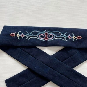 Ainu Matanpus Matanpushi Embroidered Headband Hachimaki Hokkaido 120×9cm L1 - Picture 1 of 5