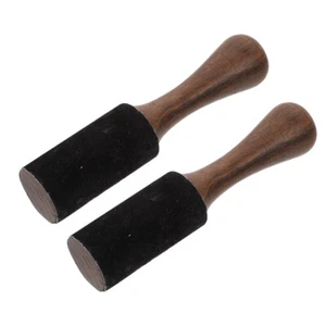 Cuenco calmante golpeador chakra cuencos mazo tibetano mazo palo de mazo 2 piezas - Imagen 1 de 9