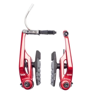 BOX COMPONENTS BMX PRO V-BRAKE BOX THREE CALIPER 108MM RED - Picture 1 of 1