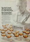 1967 Old Grand Dad Bourbon 28 Taste Testers Color Flavor Taste Vintage Print Ad