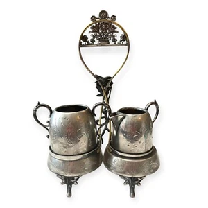 Antiker Standard Silver Co Toronto versilberter Gewürzbesteck *WIE BESEHEN* - Bild 1 von 18