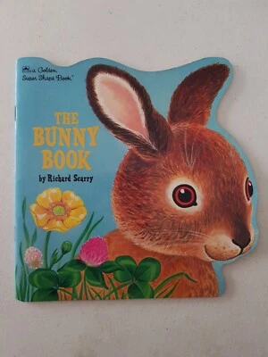 Golden Super Shape Book - 10048 The Bunny Book 1990 PB Richard Scarry - Image 1 of 4