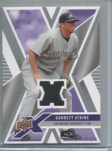 2006 Upper Deck X Baseball #UDXM-GA, Garrett Atkins Game Used Card - Bild 1 von 2