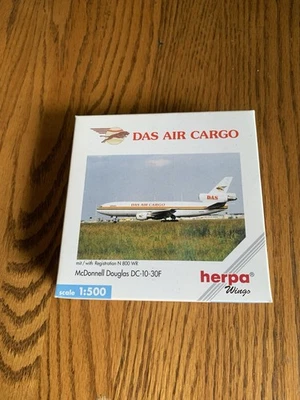 Herpa Mcdonnell Douglas DC-10 Das Air Cargo 1:500 500142 Foto 1 de 3