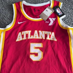NWT Authentic Nike Dejounte Murray NBA Atlanta Hawks Swingman Jersey Sz Small 40 - Picture 1 of 12