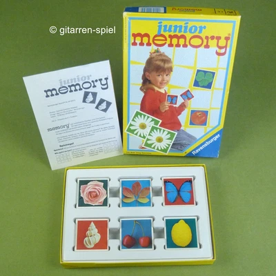Junior Memory - Komplett 1A Zustand! Original Ravensburger ©1992 ab 3 ½ Jahren - Bild 1 von 4