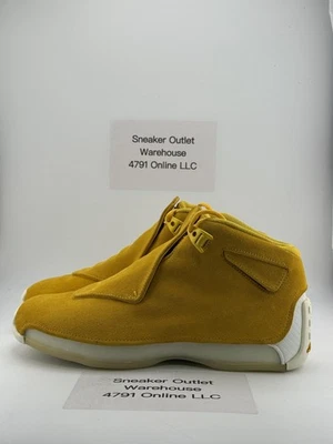 Jordan 18 Amarillo Ocre 9.5 Usado Caja Original Foto 1 de 4