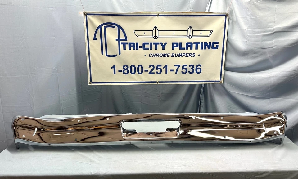 1974 1975 74 75 PLYMOUTH DUSTER DODGE DART PARACHOQUES TRASERO DEPORTIVO *CROMO FRESCO* Foto 1 de 4