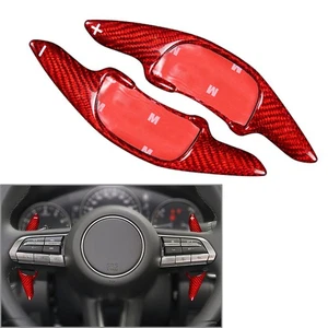 Lenkrad Schaltwippen für Mazda CX-30 2020-22 passend für Mazda 3 Kohlefaser Rot - Bild 1 von 7