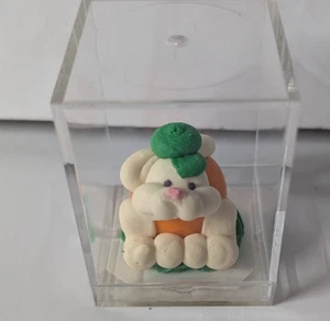 Rare 1987 Kencraft Gumball Buddies Bunny With Acrylic Case - Picture 1 of 3