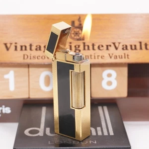 Encendedor Dunhill Vintage Dorado NEGRO 2 colores _Limpio/Sin aranceles e impuestos - Imagen 1 de 19