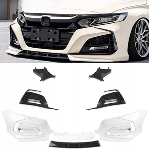 For Accord 10th 2018-2021 White Front Bumper Surround Cover Lip Kit - Bild 1 von 4