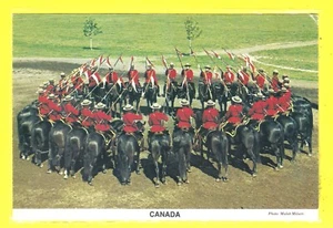 RCMP MUSICAL RIDE POST CARD ! GRC MOUNTED POLICE - Picture 1 of 2