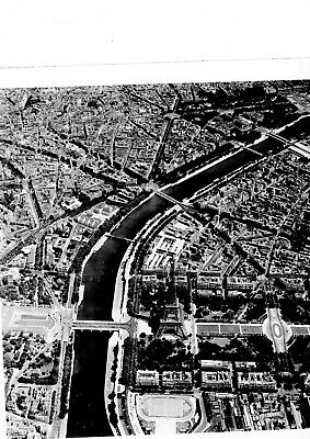 Paris Eiffelturm Luftbild Von 1952/Vue Aérienne De Paris Tour Eiffel De 1952  • 10€