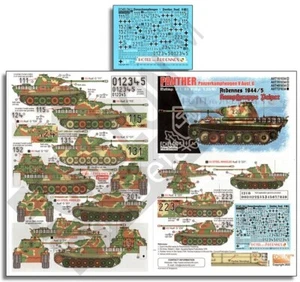 Echelon Fine Details 1/72 Pz Kpfw V Panther Ausf G 1.SS-Pz.Rgt LSSAH Ardennes 44 - Imagen 1 de 1