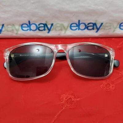 ✅️⭐️ Lucky Brand Lucky You MIDNIGHT 56¤16 140 Clear/Black Sunglasses - Image 1 of 4