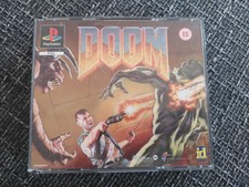 Doom (Sony PlayStation 1, 1995) - discs, inserts and manuals in mint condition