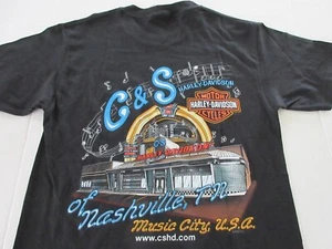 Harley Davidson Nashville Tennessee T-Shirt Size Small - Picture 1 of 5