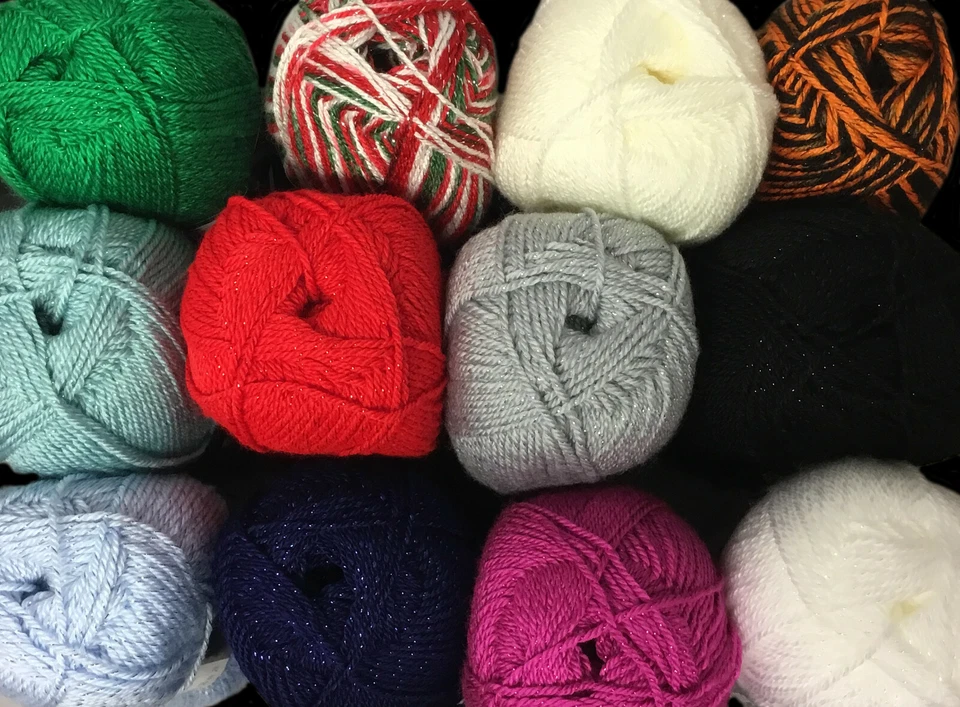 King Cole Glitz DK Yarn Wool Knitting Crochet Crafts 100g - Image 1 of 1