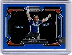 Sami Zayn 2024 Panini Prizm WWE Blue Prizm #77 WWE Raw #187/199 - Foto 1 di 2