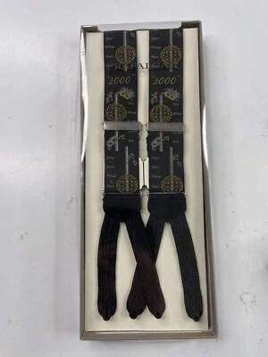 NOVO Trafalgar Edição Limitada Suspensórios Véspera de Ano Novo Millennium 2000 Y2K - Imagem 1 de 2