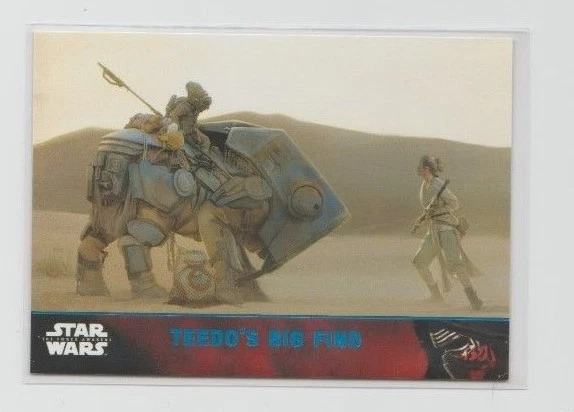 Star Wars The Force Awakens Series 1 Trading Card Blue Parallel #75 - Image 1 of 1