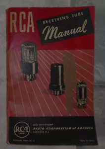 Tubo de recepción RCA manual vintage 1947 n.º RC 15 - Imagen 1 de 9