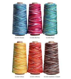 Ashford CATERPILLAR Cotton Boucle' Yarn - 200g 743 yds Weave, Knit or Crochet! - Picture 1 of 21