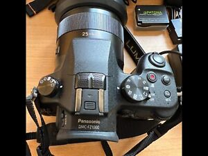 Panasonic Lumix DMC-FZ1000 20.1MP with Mic and External Flash