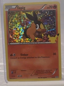 Tepig 13/25 (Holo) Pokemon McDonalds 25th Anniversary Promo - Picture 1 of 3